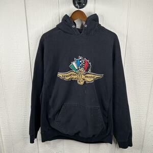 90’s Indianapolis Motor Speedway “Black” Heavyweight Hoodie Size XL